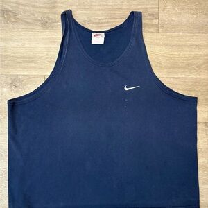 Nike vintage made in USA  Deep Blue Athletic Tank 2xl